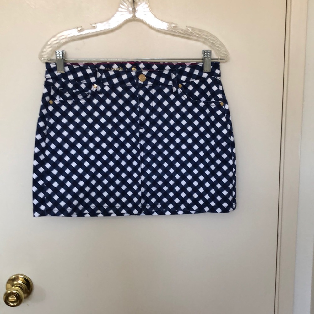 Kate Spade denim skirt.